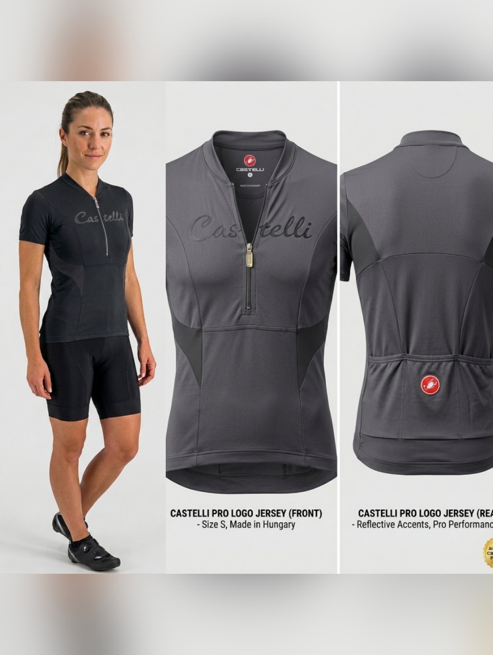 Castelli Pro Logo Cycling Jersey - Women’s Size S